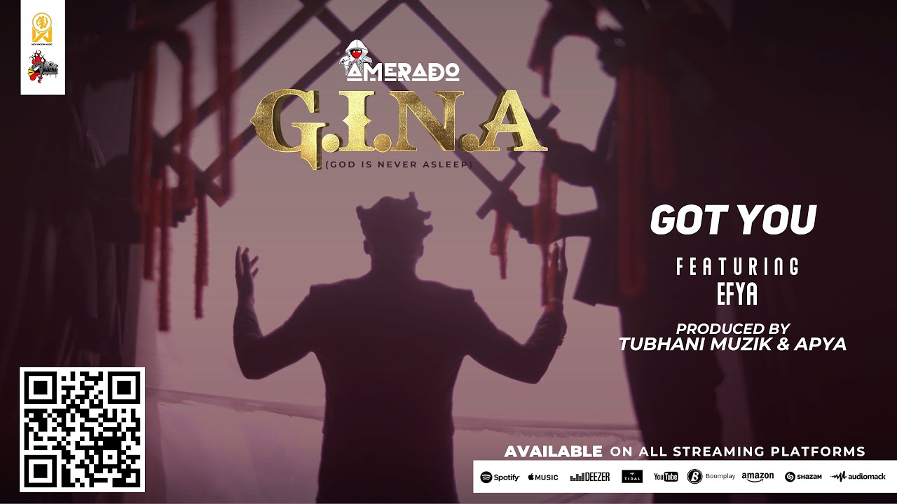 Amerado - Got You ft Efya (Lyrics Video)
