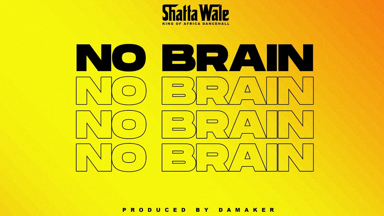 Shatta Wale - No Brain (Lyric Video)
