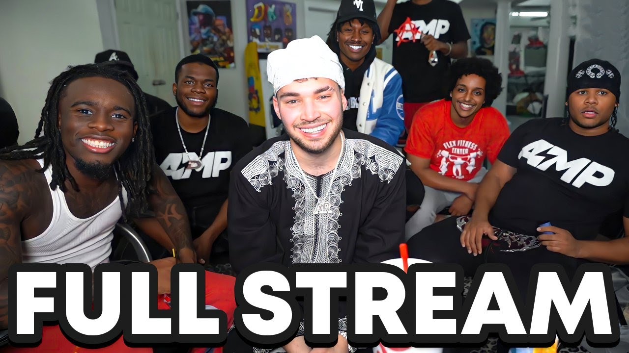 Adin Ross X AMP The FULL Stream!